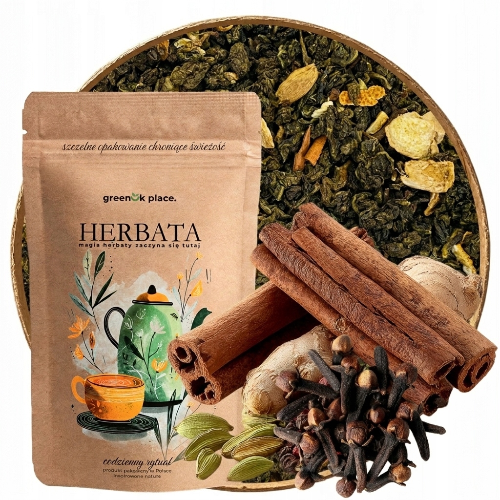 Čaj oolong Topení 1000g hřejivý jako dárek skořice Přírodní