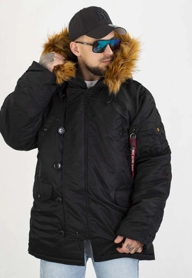Zimní bunda Alpha Industries N-3B Heritage 100106 černá