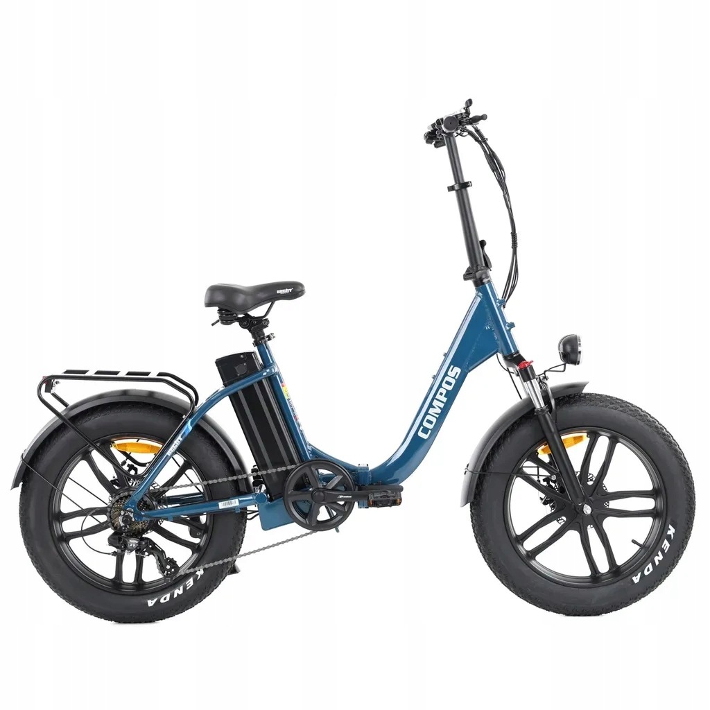 Rower elektryczny akumulatorowy Hecht Compos XL Blue Moc 36 V/13 Ah 468 Wh