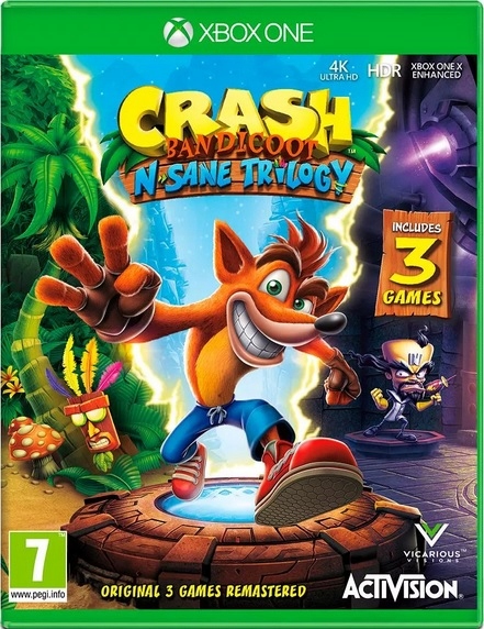 CRASH BANDICOOT N. SANE TRILOGY XBOX ONE XBOX SERIES X/S KOD KLUCZ