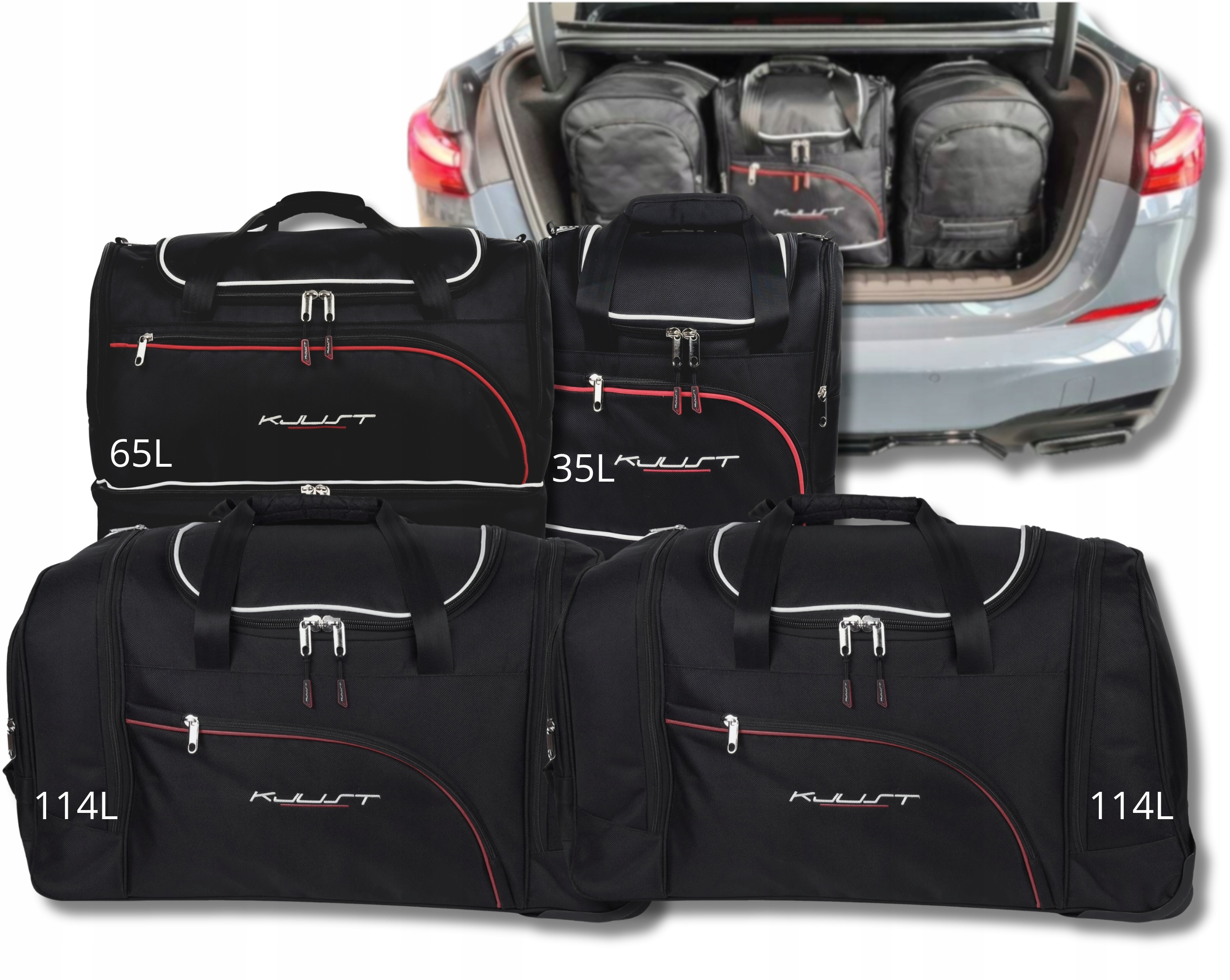 Cestovná Taška Do Kufra Bmw 2 Gran Coupe 2020+ 4 ks