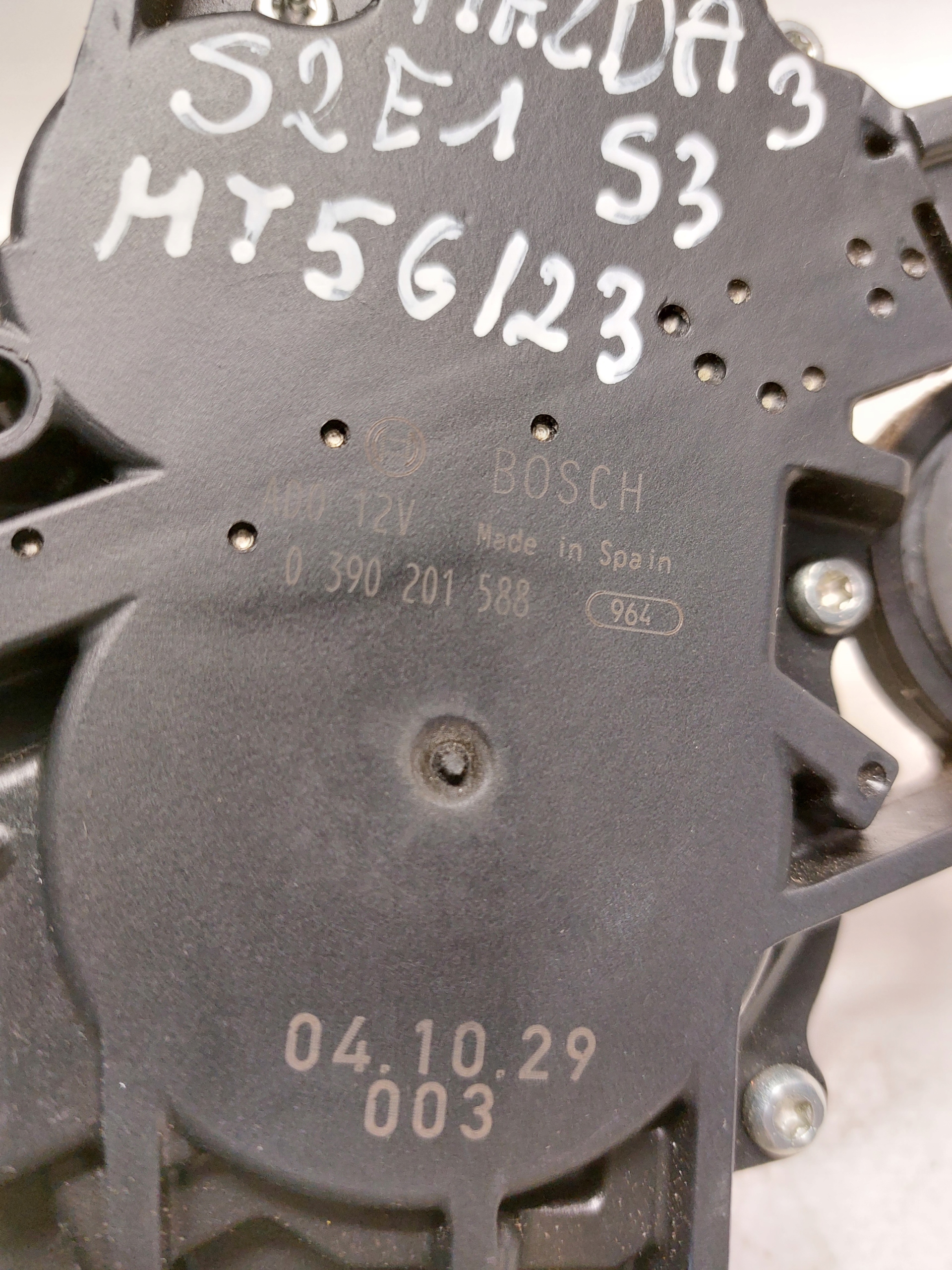 motor ablaktörlők far MAZDA 3
