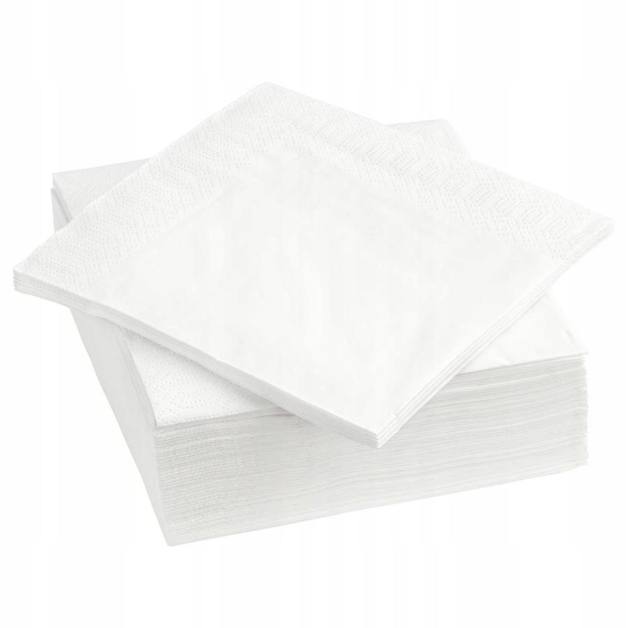 

Ikea Fantastisk serwetki białe 24x24 50szt