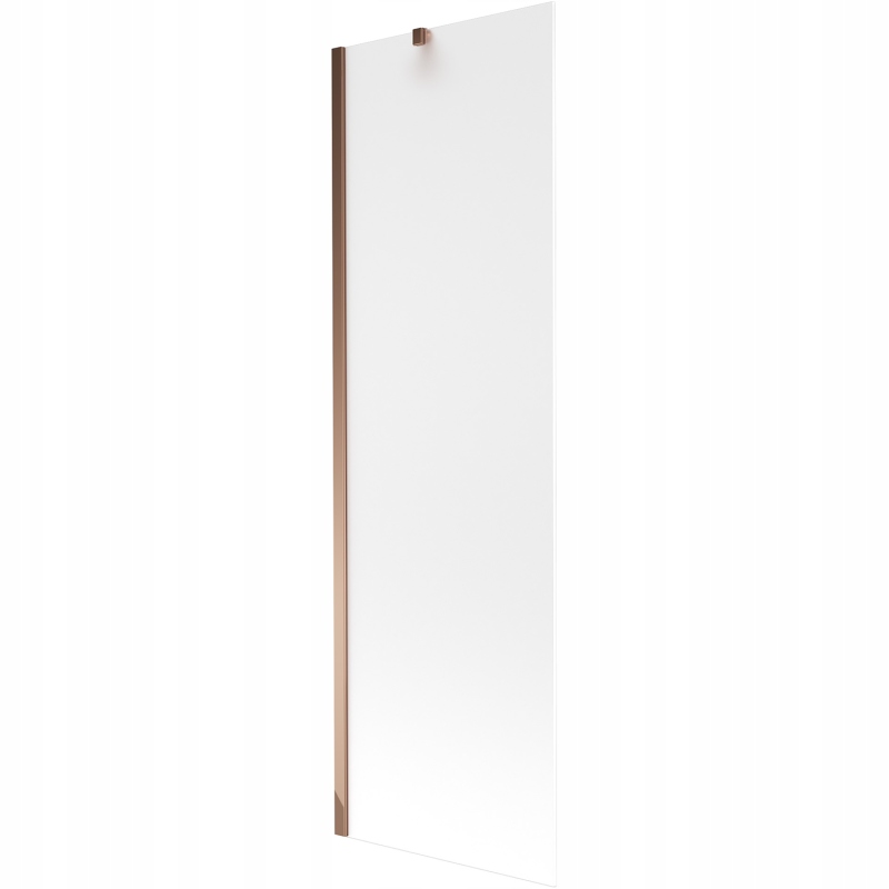 Mexen Next vanová zástěna 60x150 cm, Zlatorůžová