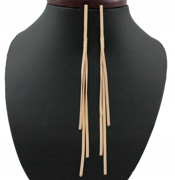 

Kolczyki Długie Złote Zmijki Multi