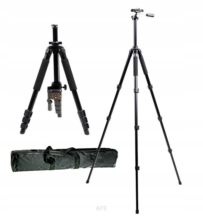 Silný Profesionální Makro Stativ S 3D Hlavou 180 cm ST-7020, pouzdro Kompas