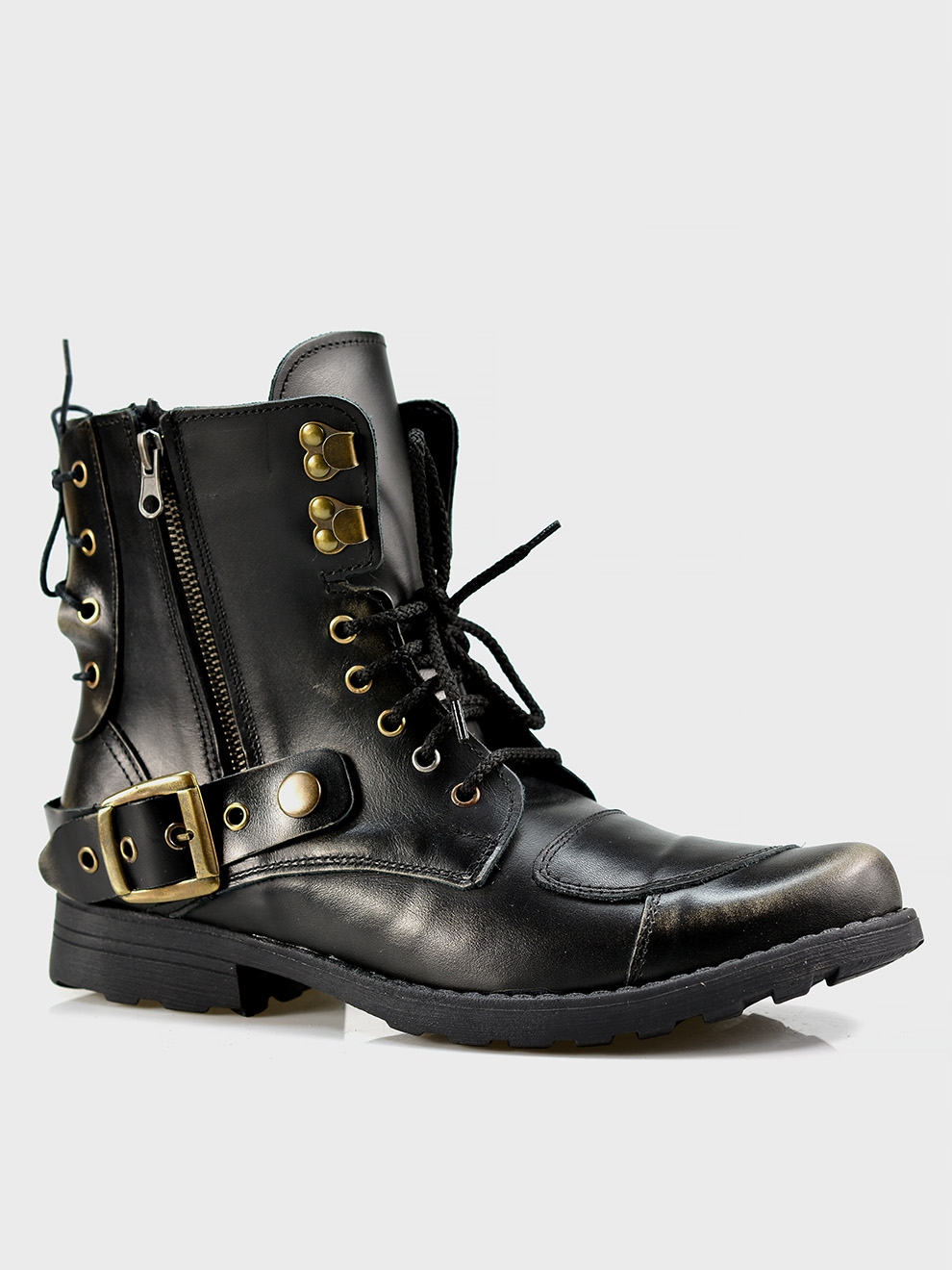 Skórzane Buty Motocyklowe All Ride Chad cz BS 42 Model Chad