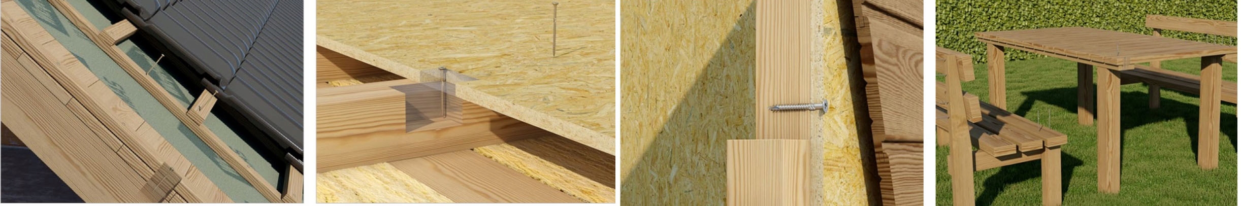 WKRĘTY CIESIELSKIE DO DREWNA 5x60 TORX 200szt Przeznaczenie do drewna