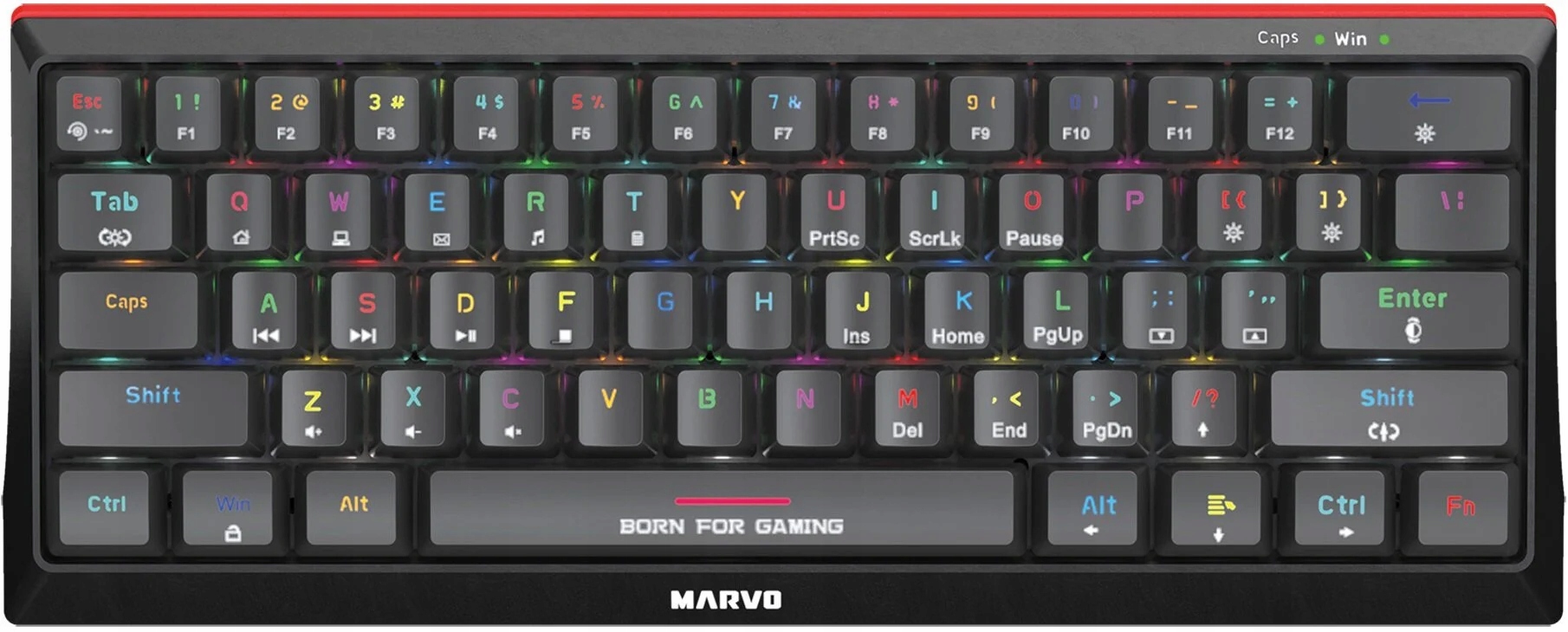 Klávesnice Marvo Hecate 61B černá