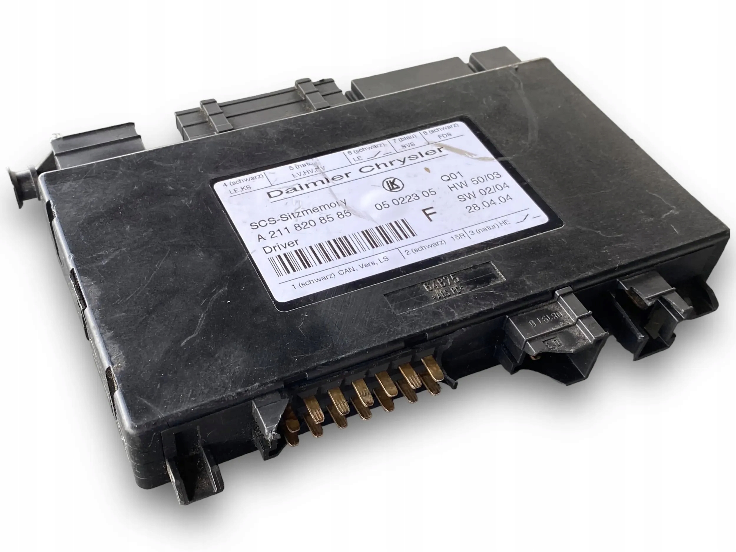MERCEDES E class W211 control unit module door 2118208585