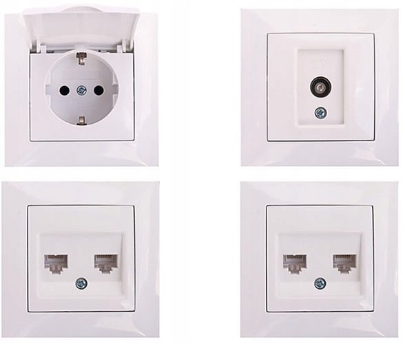 WESA LC-16 GNIAZDO KONTAKT PODWÓJNE Z UZIEMIENIEM Przeznaczenie Elektryczne