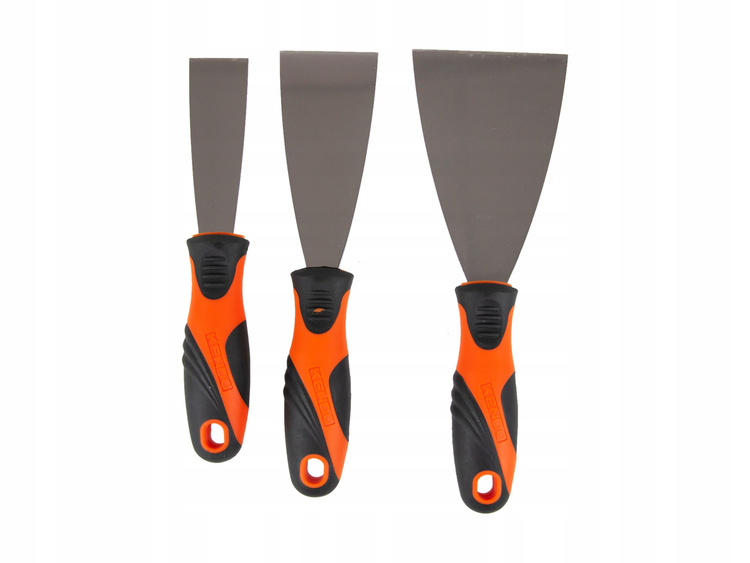 SZPACHELKI METALOWE SZPACHLA 3SZT 30MM 50MM 80 MM