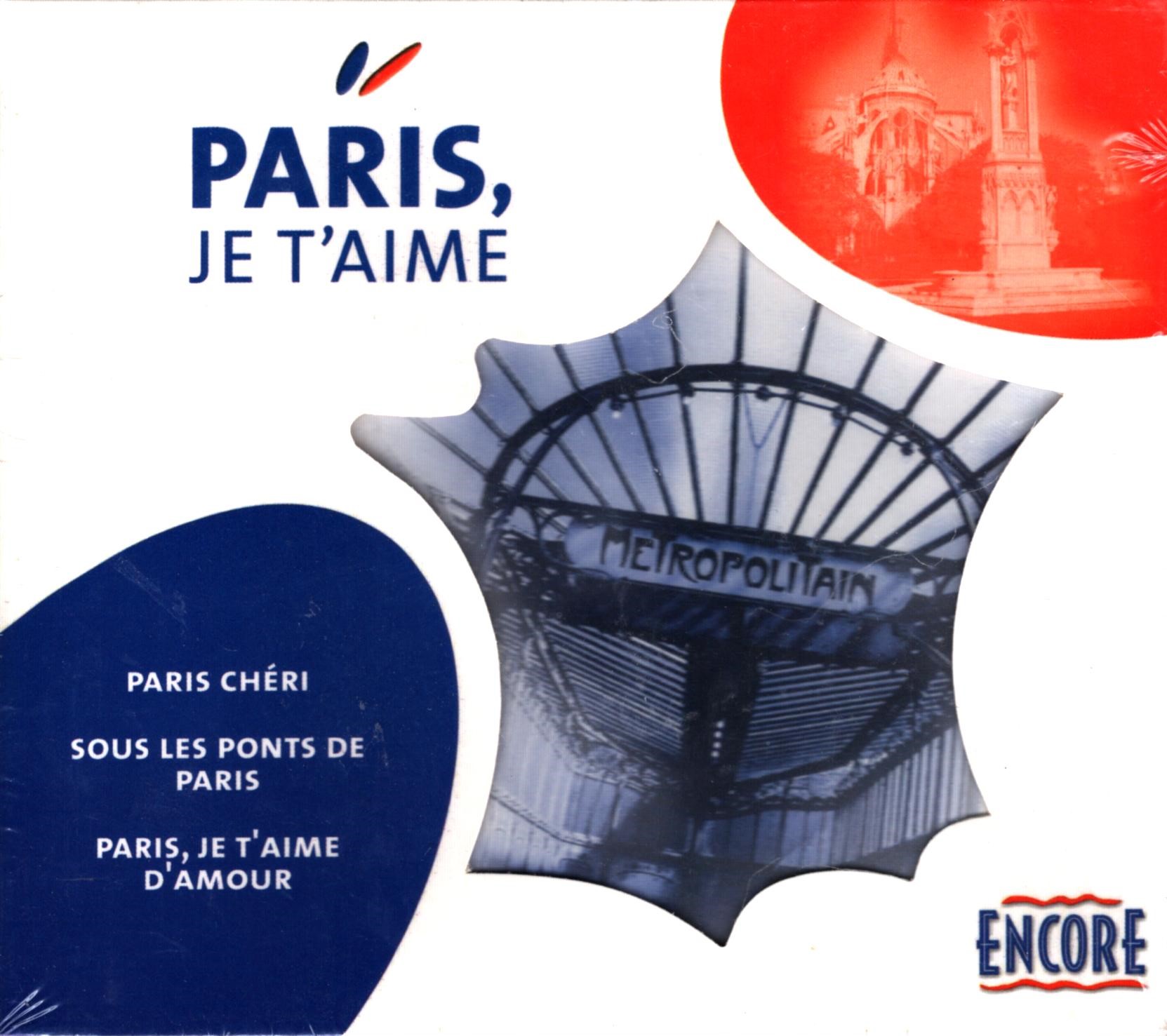 Paris, Je T'aime Encore CD