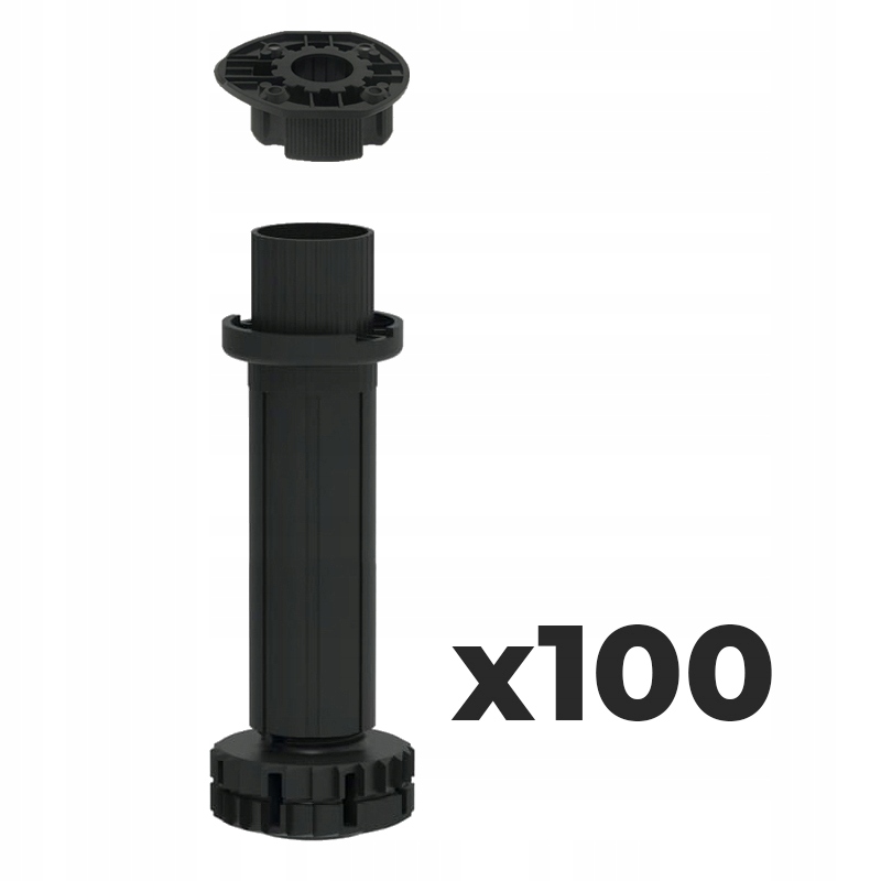 Regulovatelná noha Camar Smile "150" (145–170 mm), 300 kg s patkou 100 ks