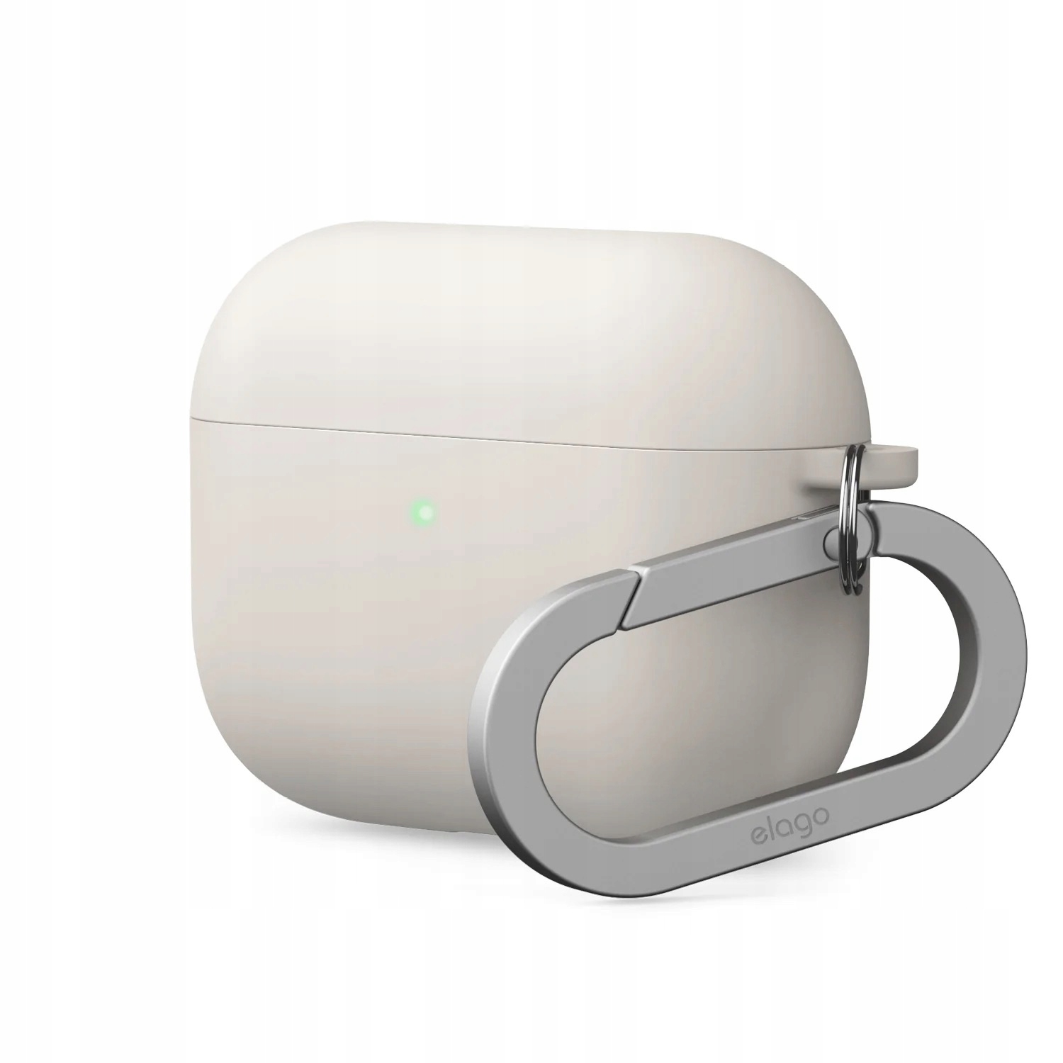Pouzdro pro Apple AirPods Pro 3 s karabinou Elago Hybrid Hang Case, Stone