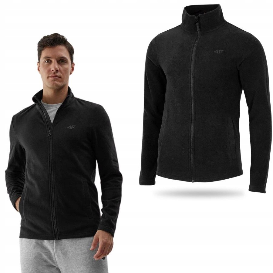 POLAR MĘSKI 4F BLUZA POLAROWA DRESOWA SPORTOWA SWETER NA CO DZIEŃ