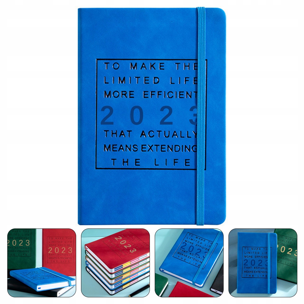 2023 Agenda Book Planowanie dzienne zeszytu r Rodzaj biurkowy