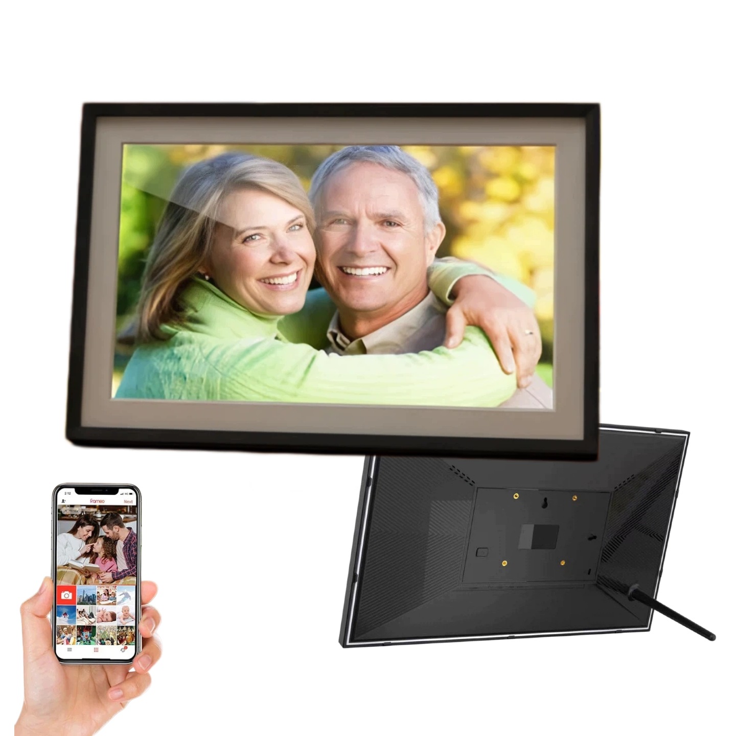 Digitální Rámeček Na Fotografie Frameo Wi-fi Hd Ips 15.6" Polština 32GB