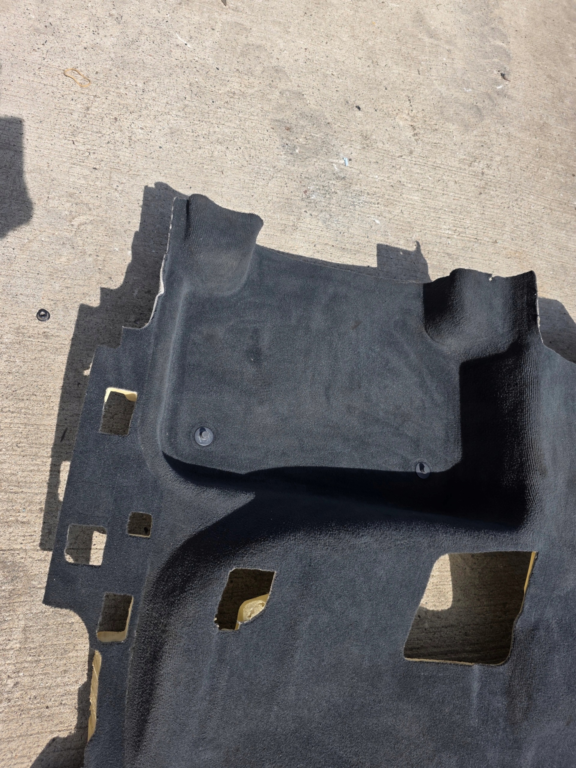 carpet mats AUDI Q7 4M 2-3 RZAD 4M0863019C original