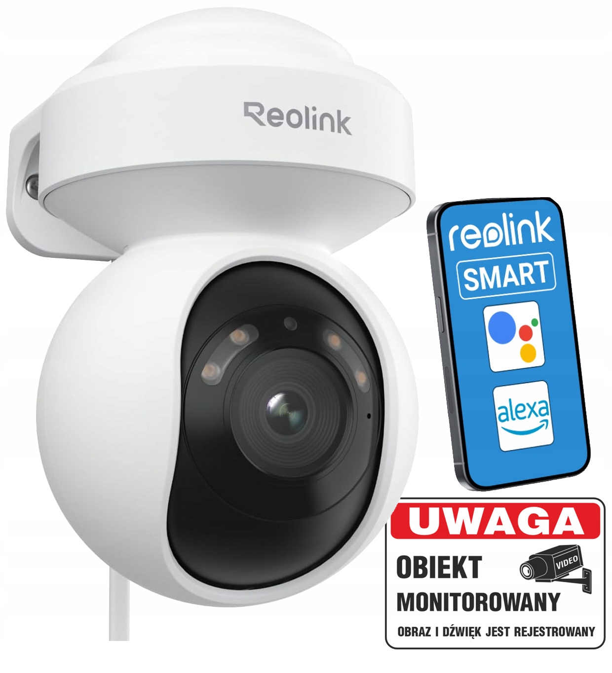 Vonkajšia Ip Kamera Reolink E1 Outdoor Poe 4K 8MP Ultra Hd IP67 Tabuľka