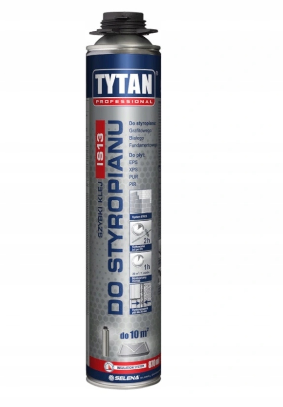 

Szybki klej do styropianu Tytan Is 13 pistolet