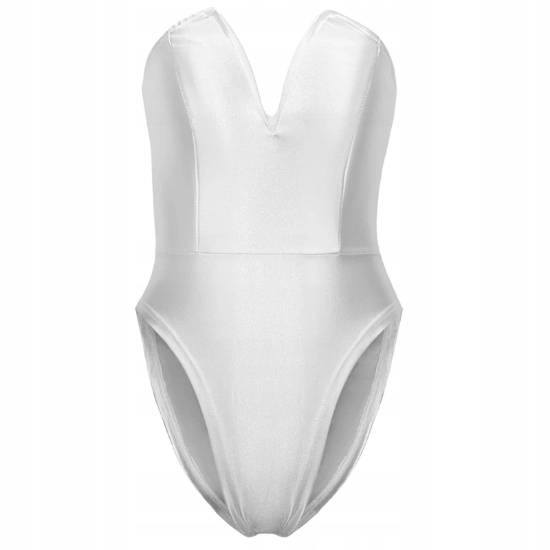 Satin Solid Color Romper Heart Neck Bodycon Jumpsu Kolor dodatkowy inny kolor