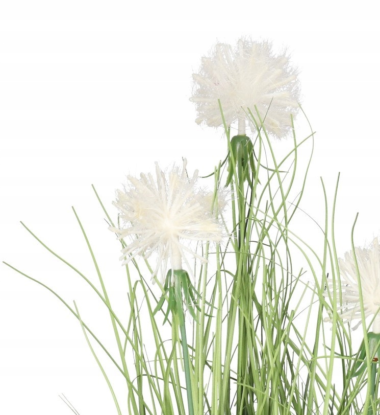 TRAWA W DONICZCE SZTUCZNA ROŚLINA KWIATY 47CM EAN (GTIN) 5904316608217