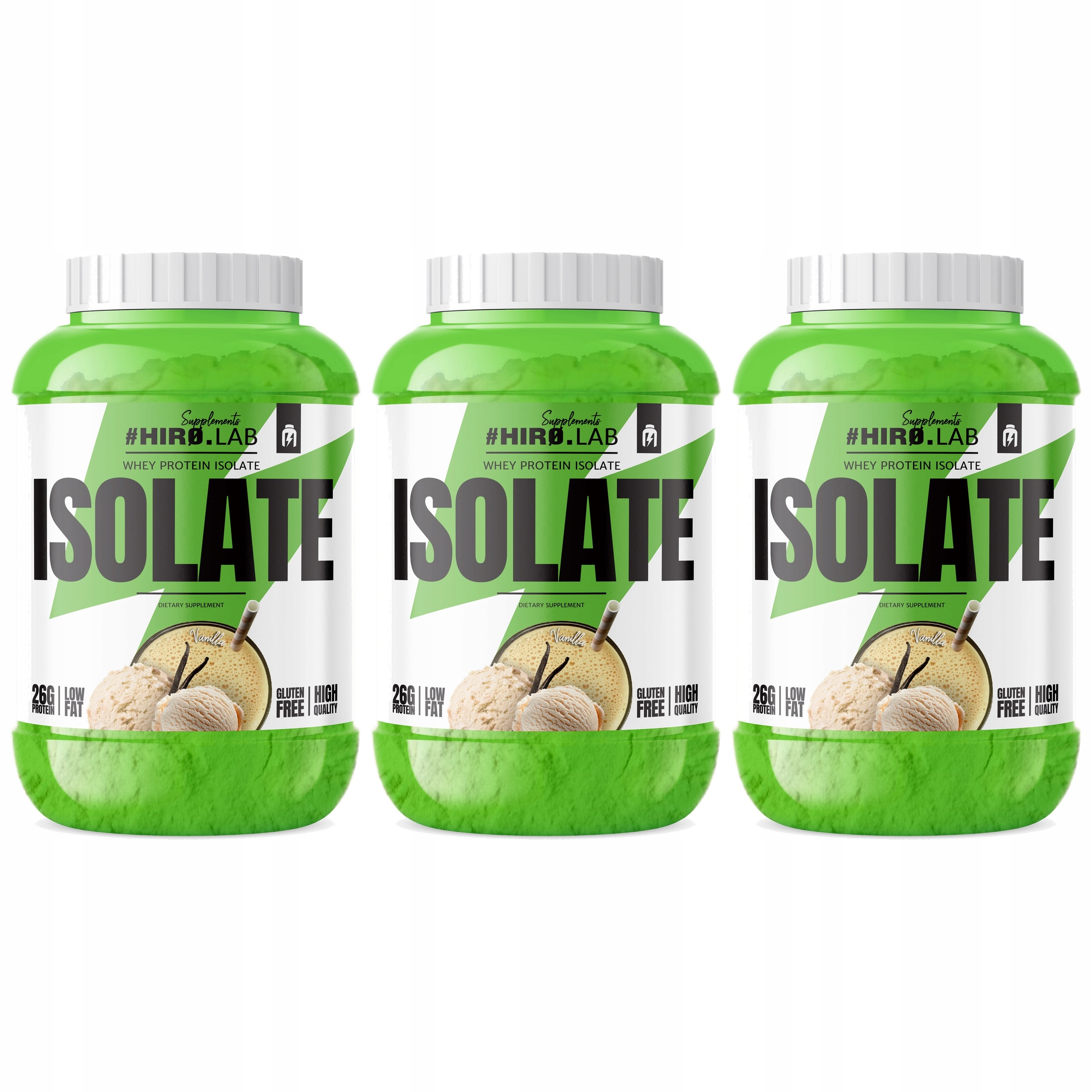 3x Protein Wpi Whey Protein Isolate Izolát Protein 1800 g Vanilka H