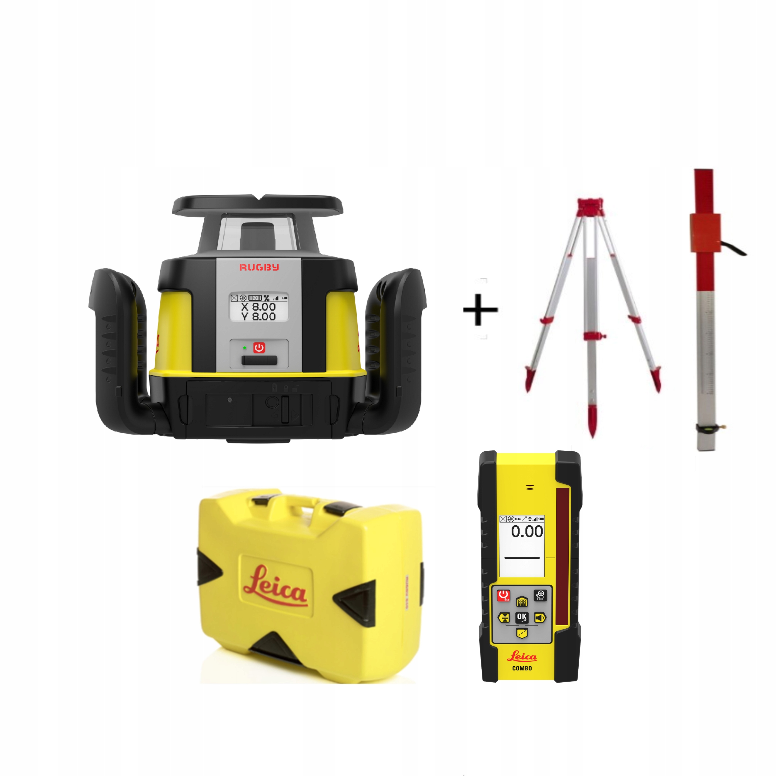 NIWELATOR LASEROWY LEICA RUGBY CLH400+COMBO W-WA