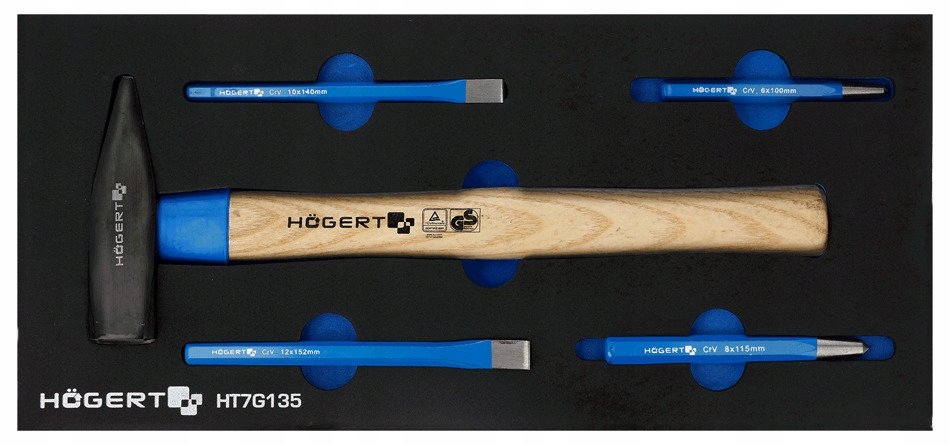 HOGERT Wkład HT7G135 Zest. przecinaki młotek 5ele Kod producenta HT7G135