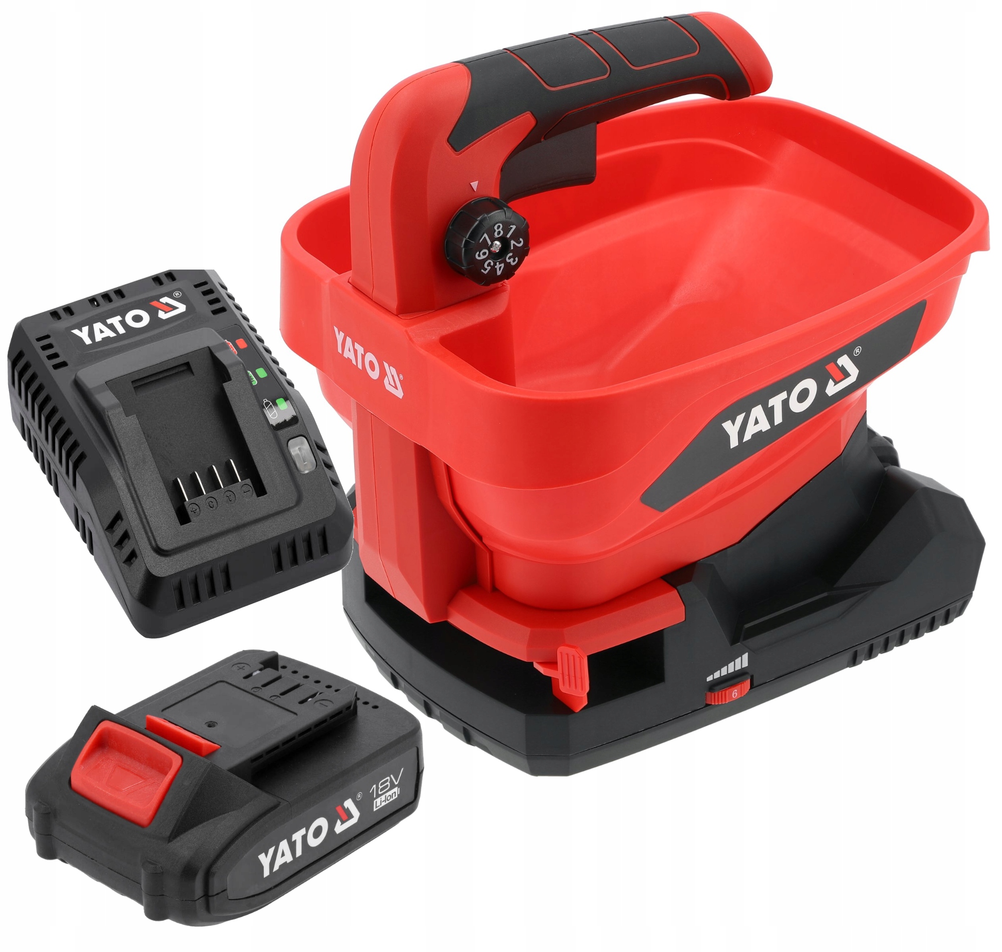 Yato Akumulátorový Secí Stroj 18 V 2 Ah Akumualtor Sada YT-86704
