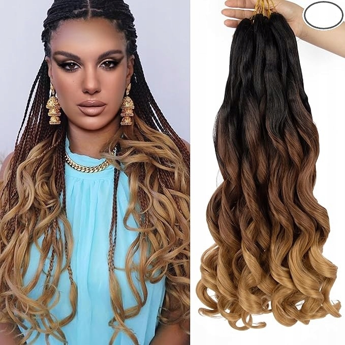 8 X Umělé Vlasy Pro Prodloužení Vlnitých Kadeří, Délka 50 CM