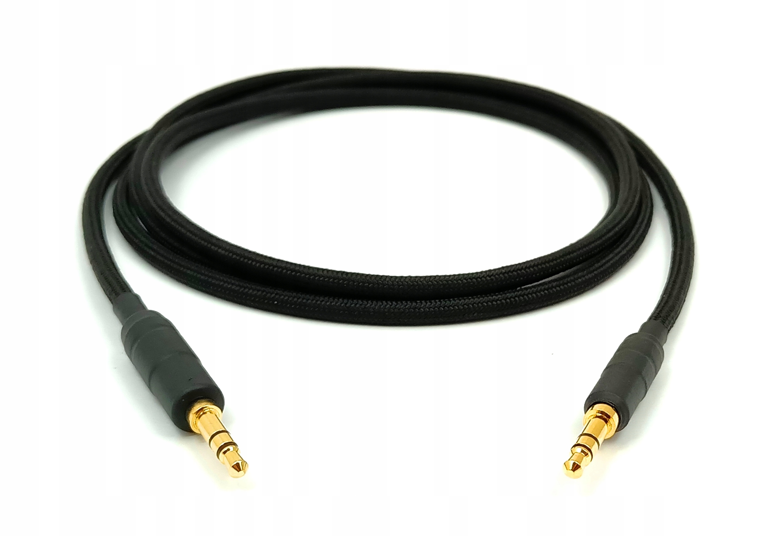 Kabel do słuchawek Sony wtyk 3,5mm prosty ręcznie wykonany oplot 1,3m