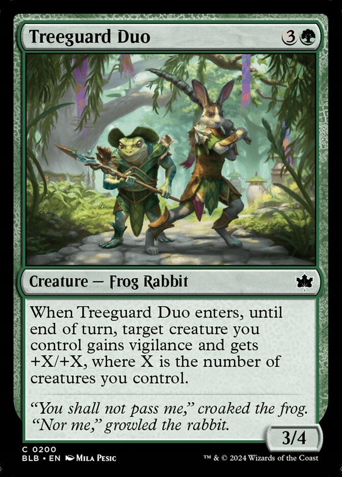 [mtg] Treeguard Duo (blb)