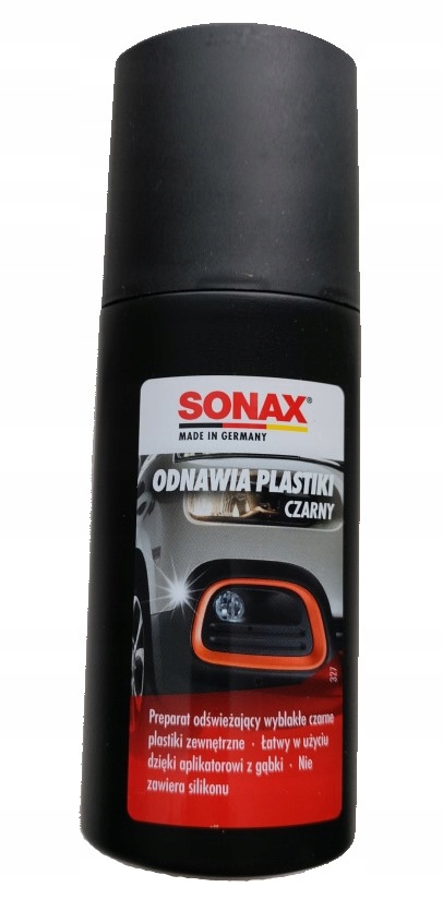 SONAX CZARNIDŁO DO PLASTIKÓW ZEWNĘTRZNYC SONAX