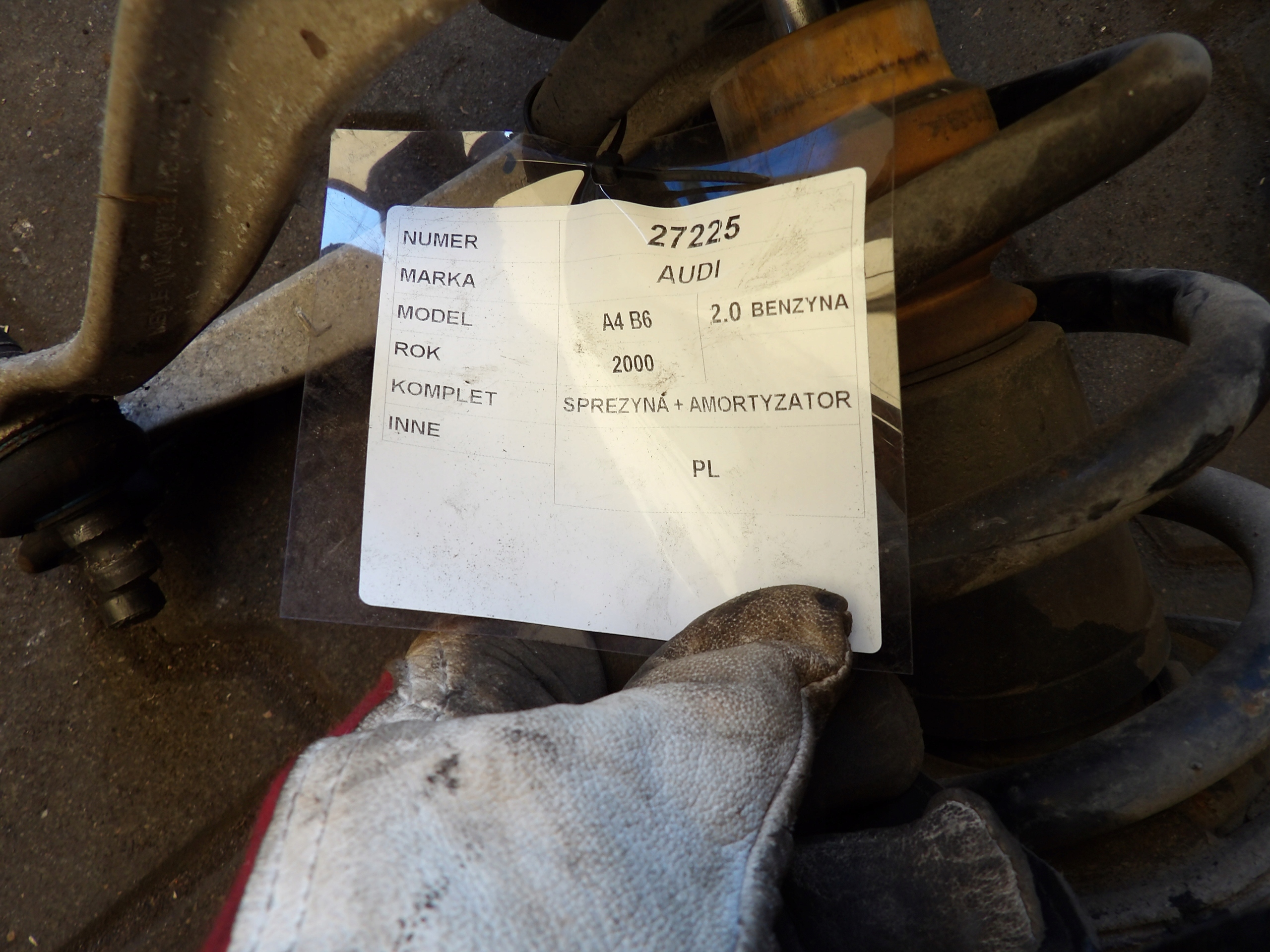 Audi A4 B6 shock absorber front left