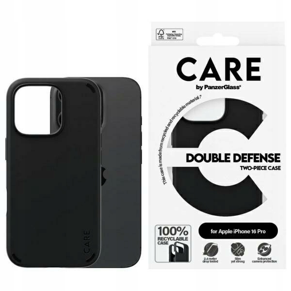 Pouzdro Pouzdro by PanzerGlass Feature Double Defense pro iPhone 16 Pro 6