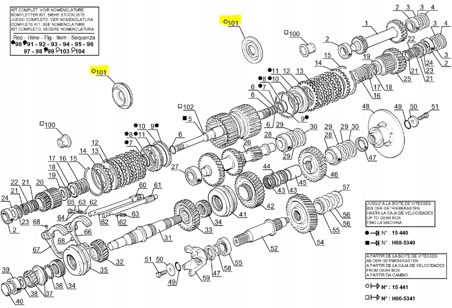 702819 - Manitou - Tłok sprzęgła kosza jazdy Stan opakowania oryginalne