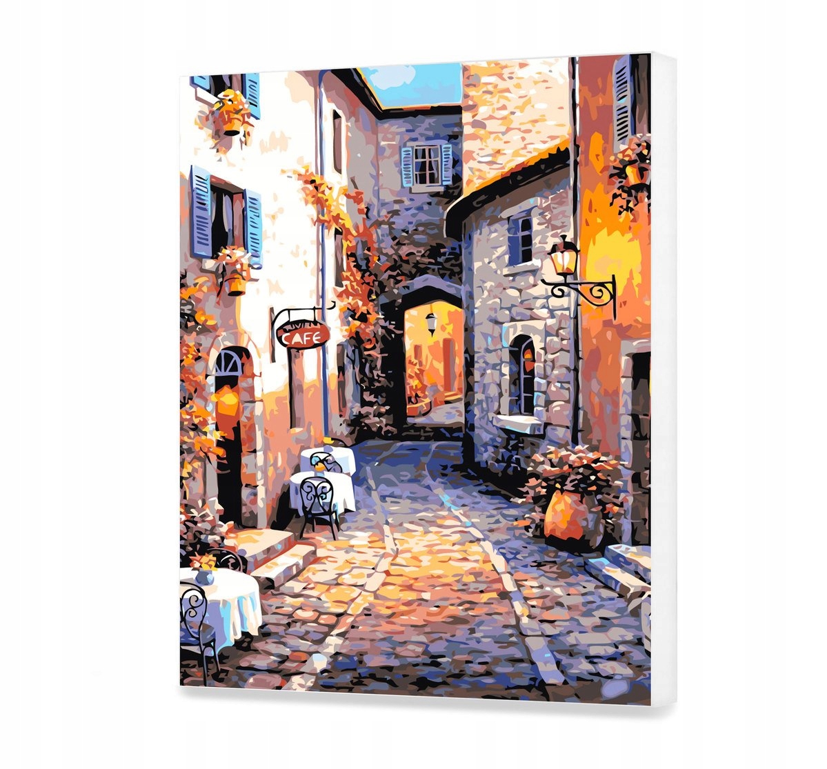 Staré Evropské Ulice Sada Pro Malování 80x100