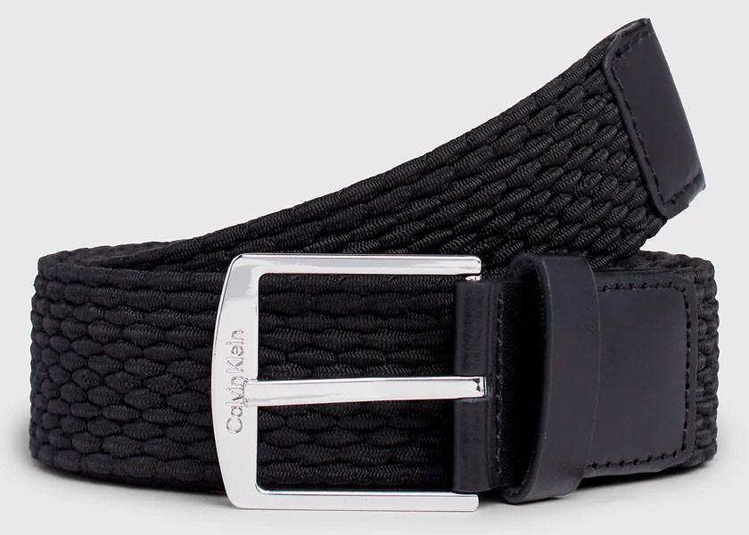 Calvin Klein Pásek K50K511572 110 cm Ck Casual Braided Elastic 35MM