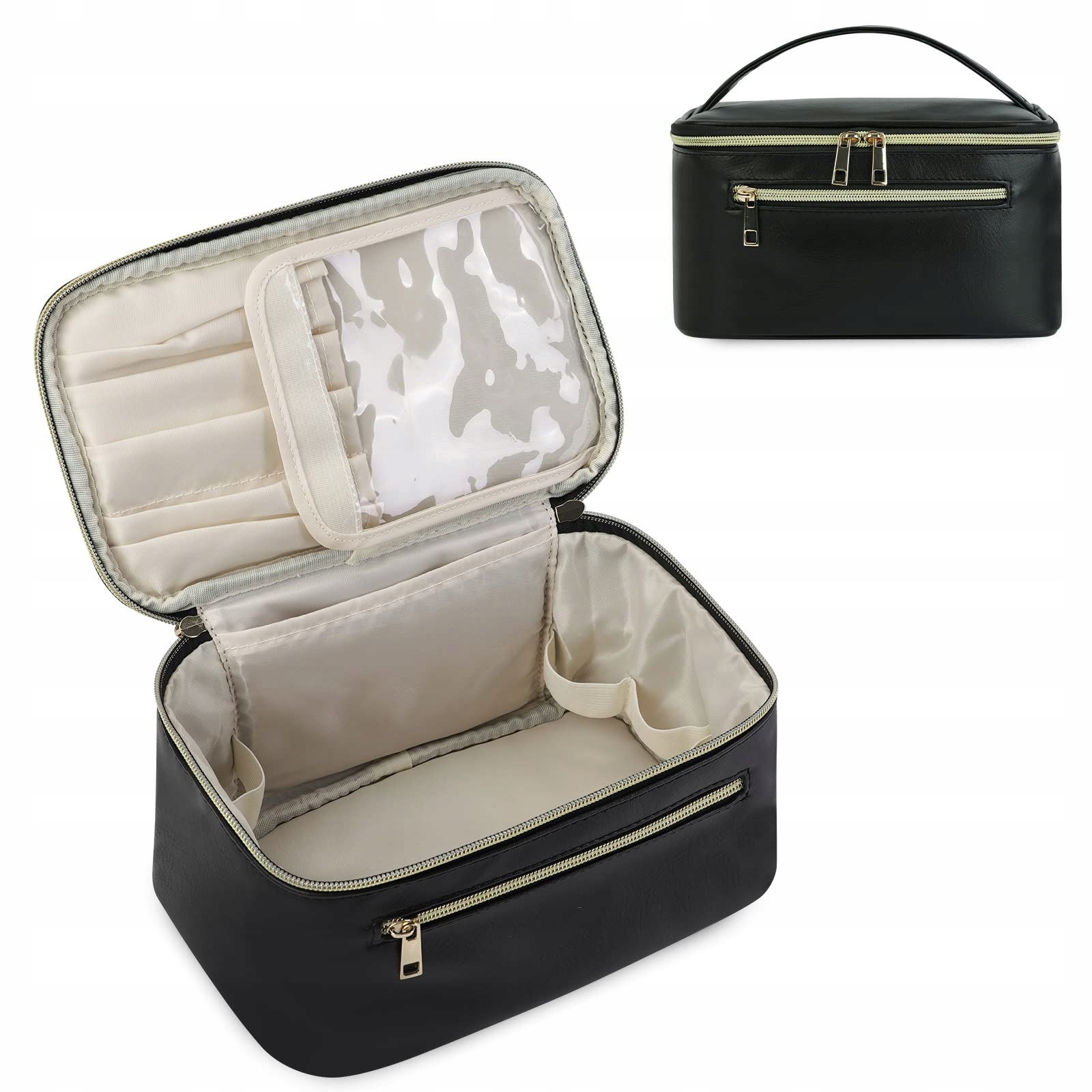 Dámská kosmetická taška Wandering Nature Pu Leather Organizer 23 5x14x13 cm