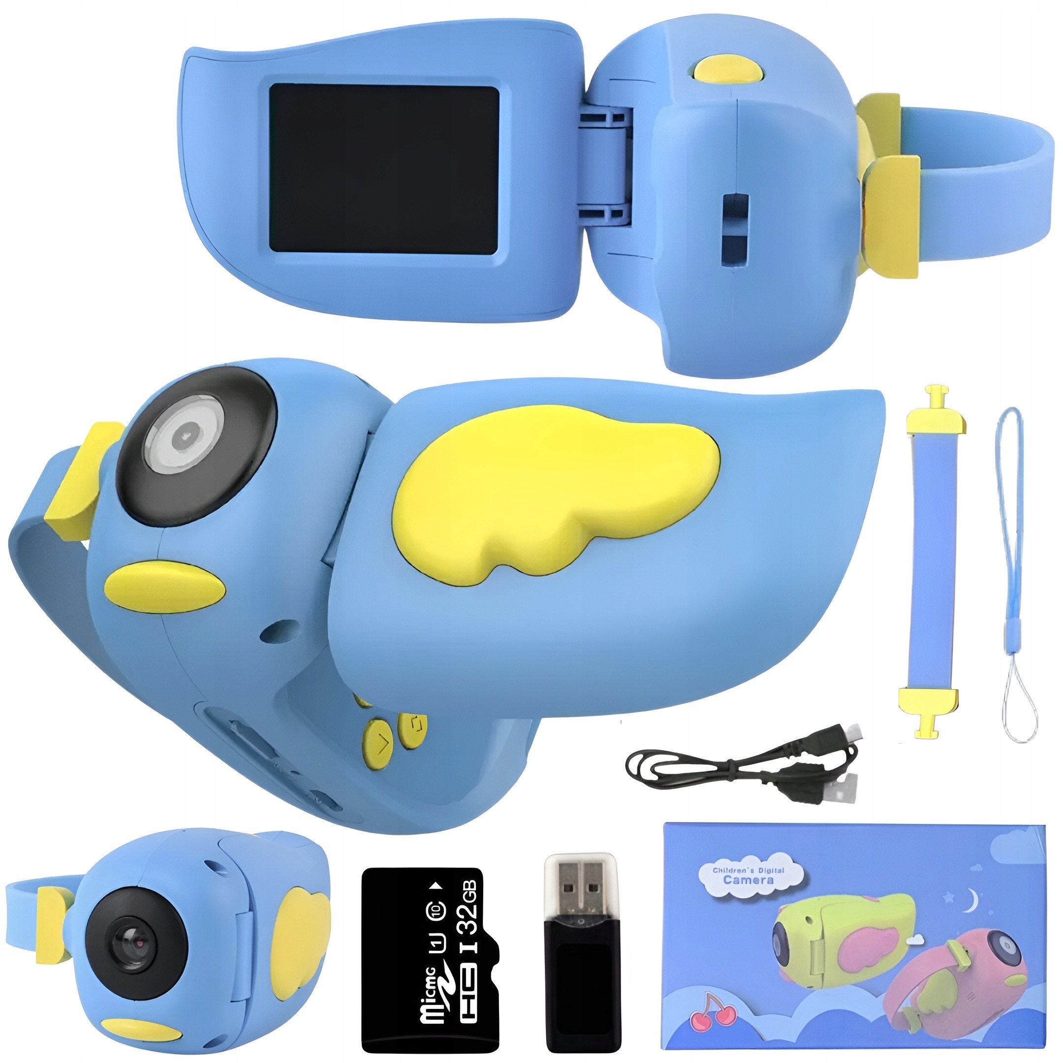 

Aparat Dla Dzieci Kamera Zabawka 40Mpx +karta 32GB