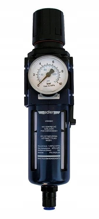 ADLER FILTR ODWADNIACZ + REDUKTOR 1/2" AD40