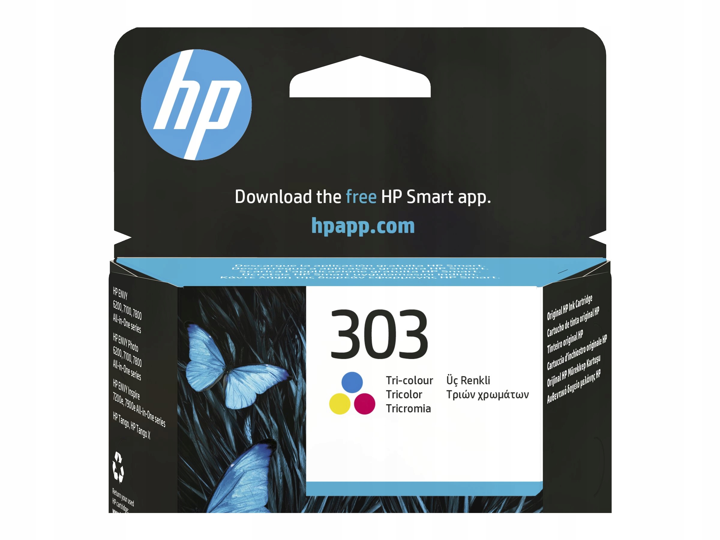 Hp Tinte 303 T6N01AE Atrament barwnikowy 165 stron