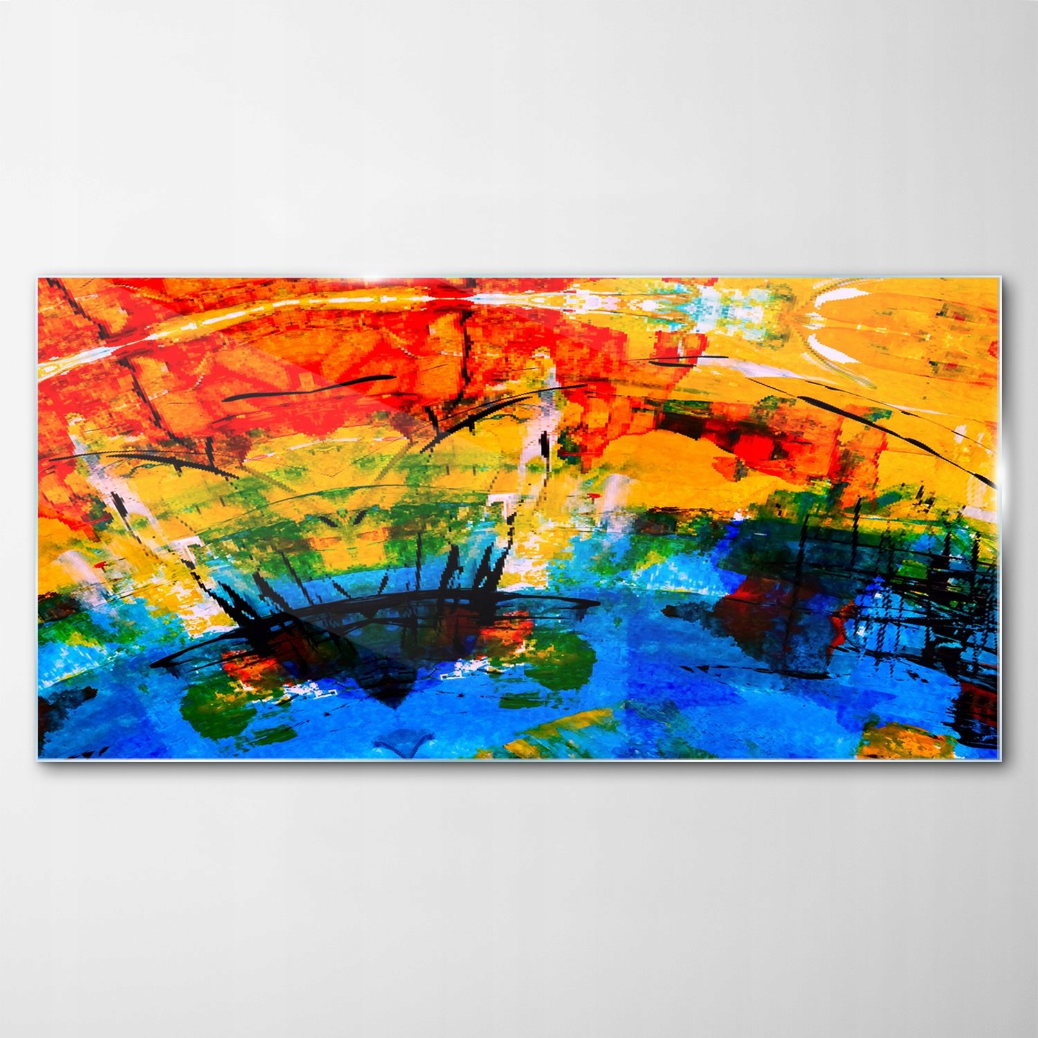 

Obraz Szklany Dekor Abstrakcja Art Sztuka 140x70