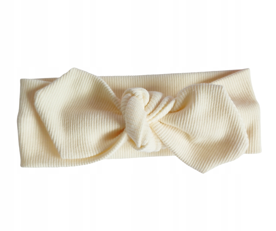 

Opaska pin up wiązana dziewczynki ecru 48-58 cm