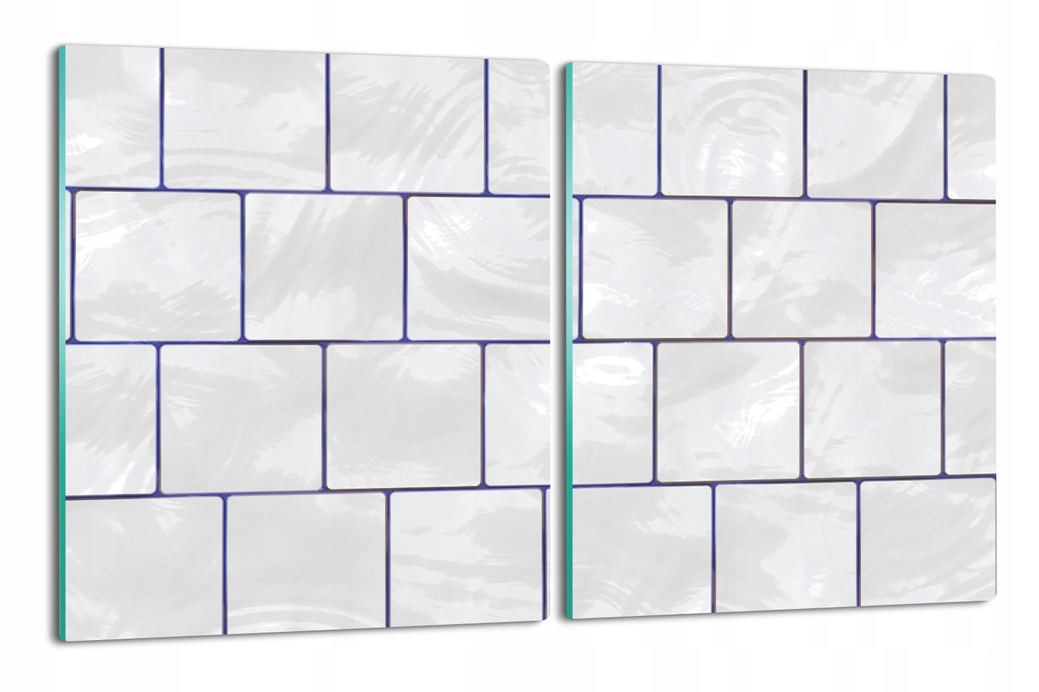 tisková krytka splashback 2x 40x52 Zeď dlaždice kostka