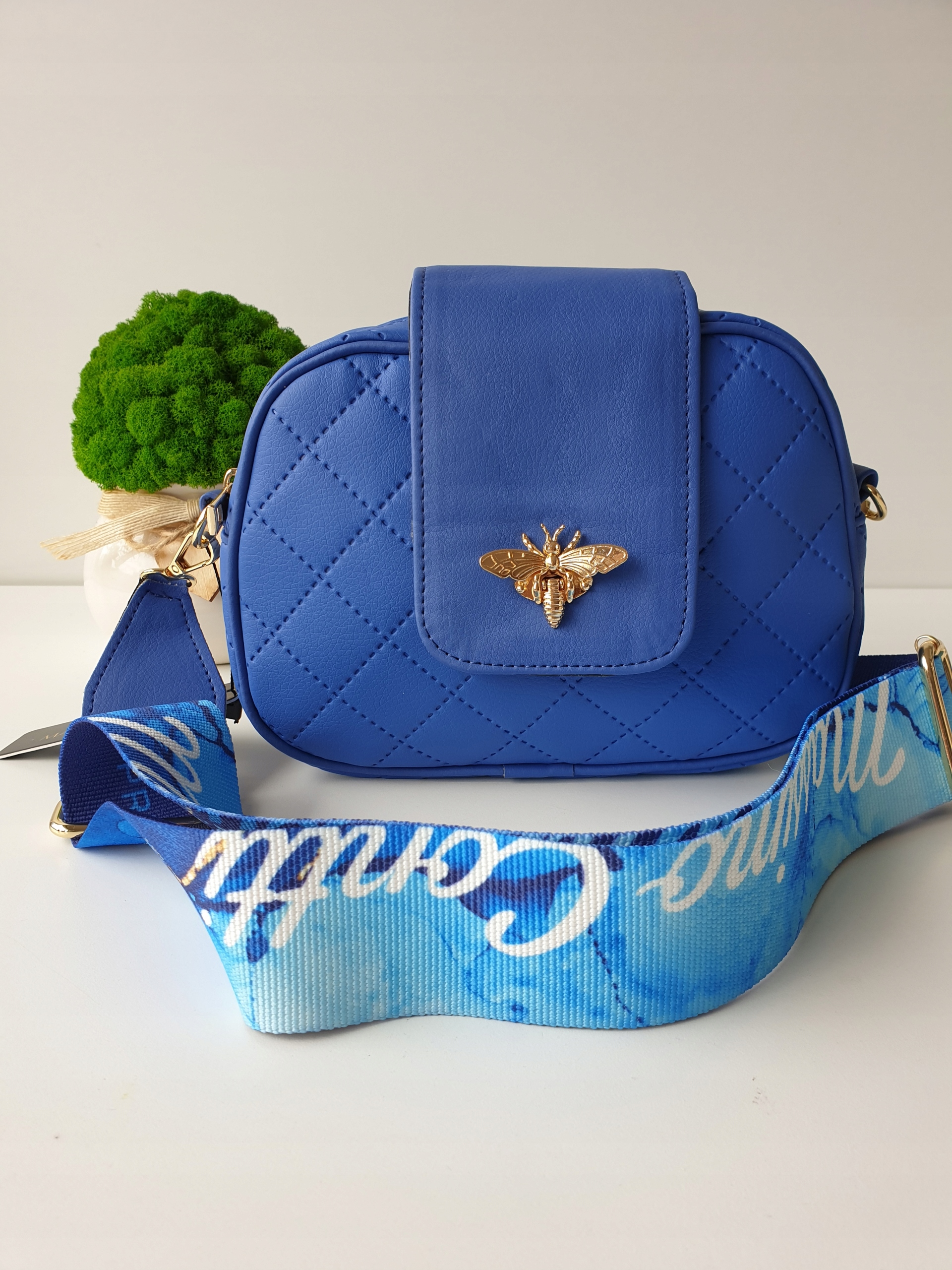 Torebka Massimo Contti listonoszka pikowana chaber Marka inna