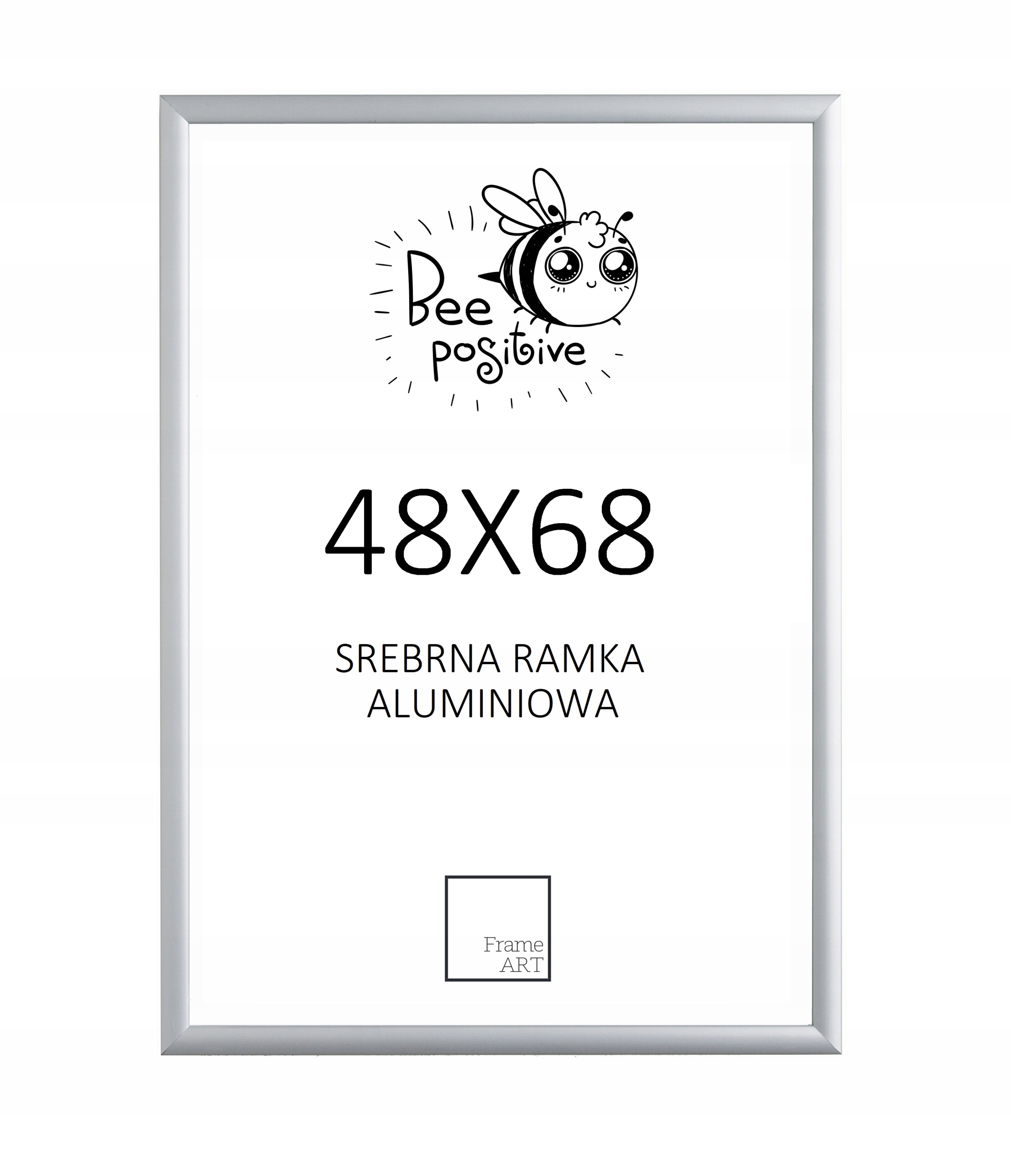 

Srebrna Rama Aluminiowa 48x68 Plakat 68x48 Puzzle