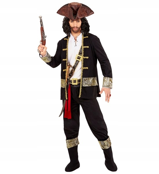 Kostým Pirát Barbossa Korzár Deluxe M